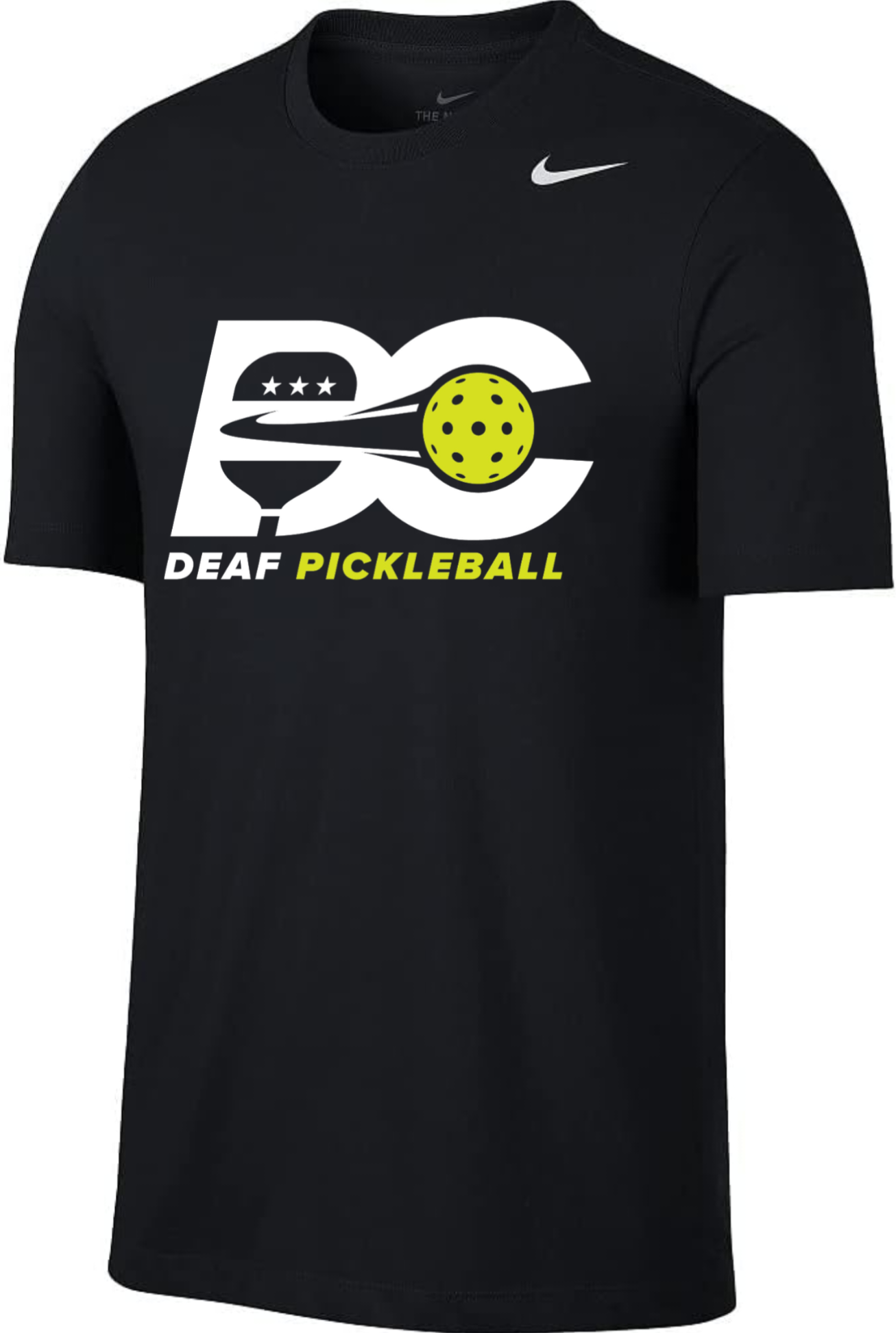 Black Nike Dri-Fit DC Deaf Pickleball