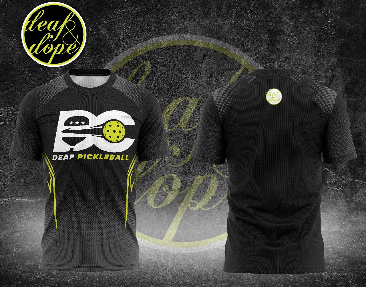 DC Deaf Pickleball 2024 - Black Jersey